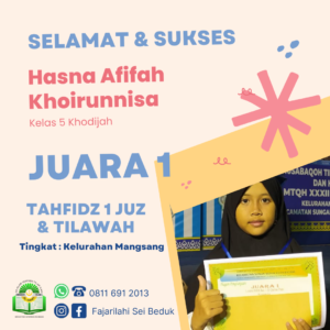 Hasna - Juara 1