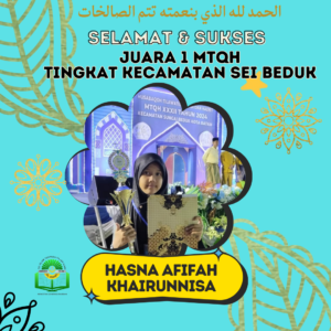 Hasna Juara 1 Kecamatan